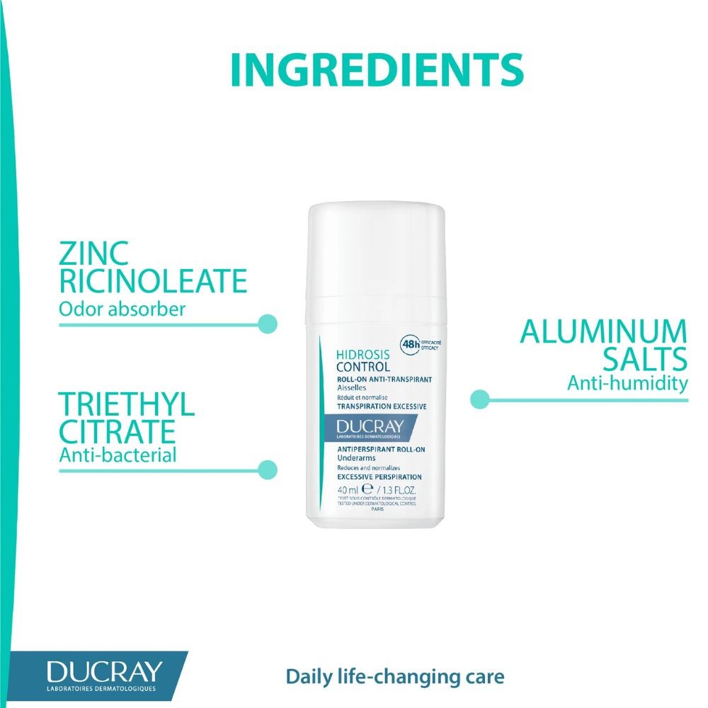 Excessive Sweating Control Antiperspirant Roll-On & Cream Set 40ml/50ml