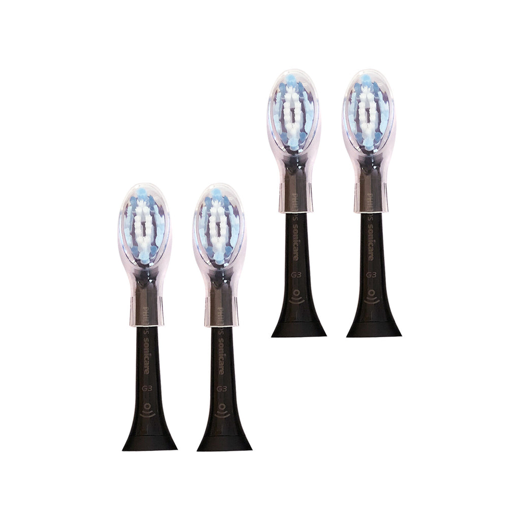 4-Pack Sonicare DiamondClean Smart G3 Black Replacement Brush Heads