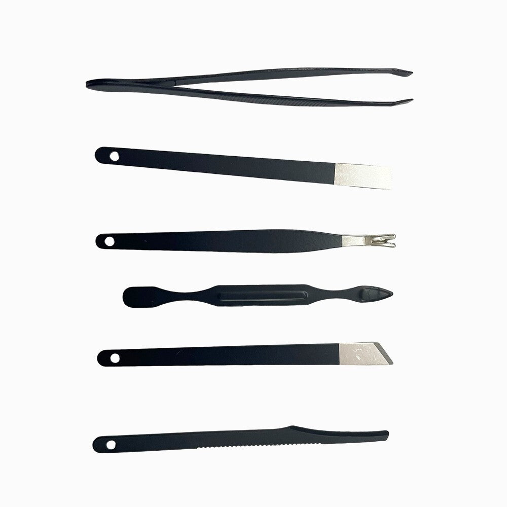 18-Piece Multi-Function Nail Repairing Forceps Manicure Set with Carry Case