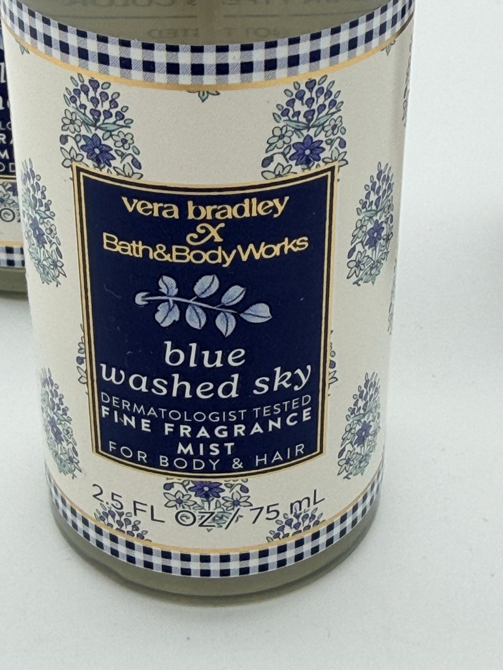 Bath & Body Works Vera Bradley Blue Washed Sky Fragrance Mist Set - Travel Size