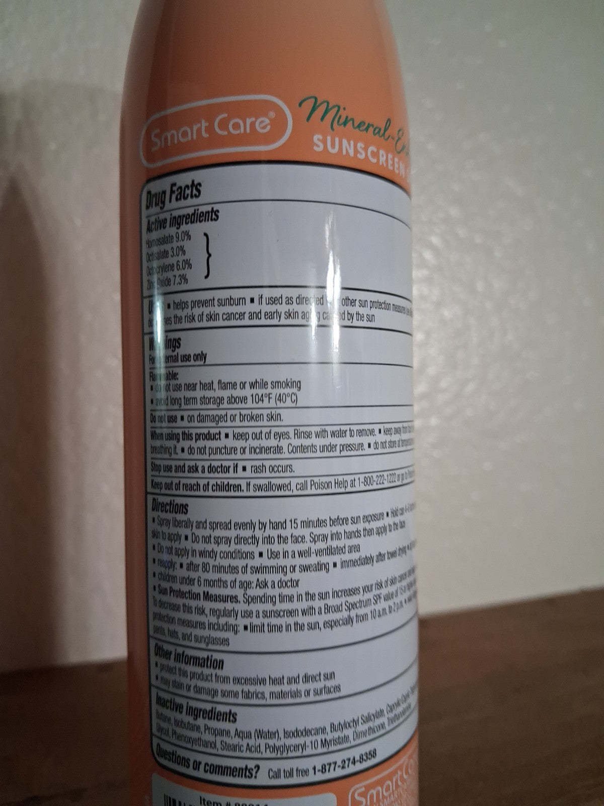 Mineral Sunscreen Spray SPF 50 Water-Resistant 5.5 oz - Broad Spectrum Protection