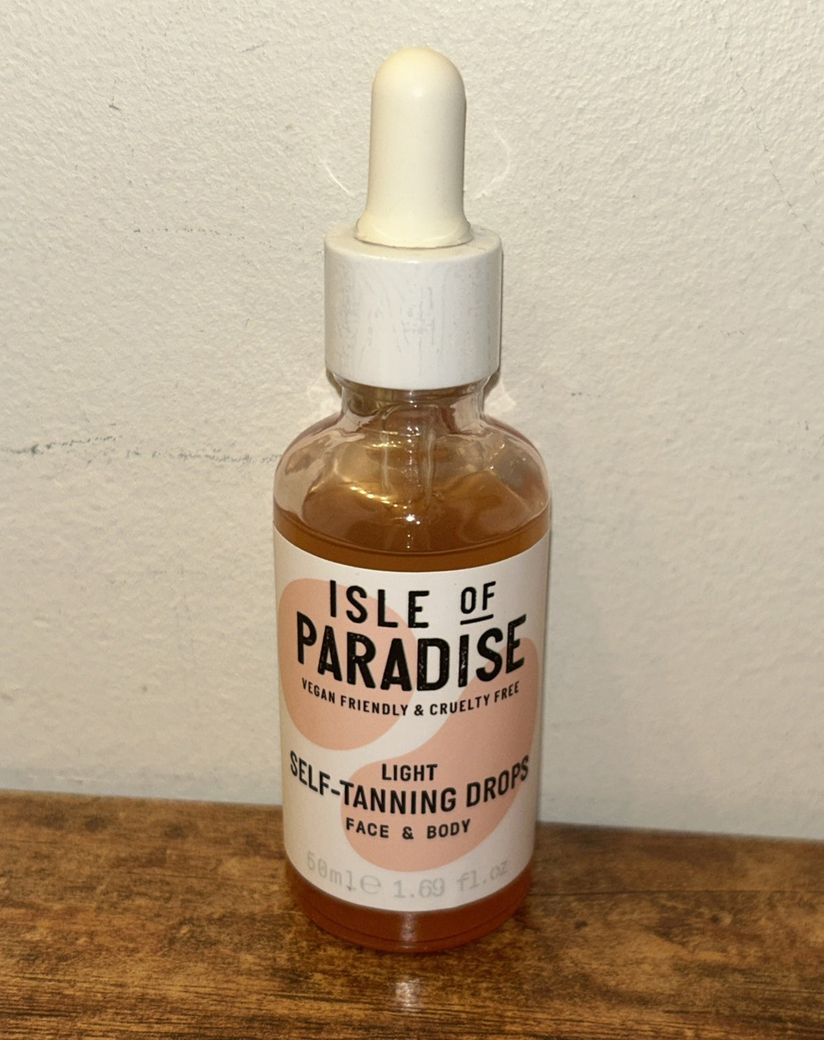 Self-Tanning Drops Light Peach for Face & Body - Vegan & Hydrating 50ml