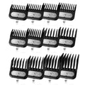 12-Piece Hair Clipper Guard Set with Adjustable Lengths from 1/16" to 1" for Wahl Clippers