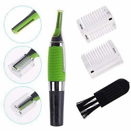 Men’s Nose Ear Facial Hair Trimmer with Attachments – Painless Grooming Kit for Men & Women