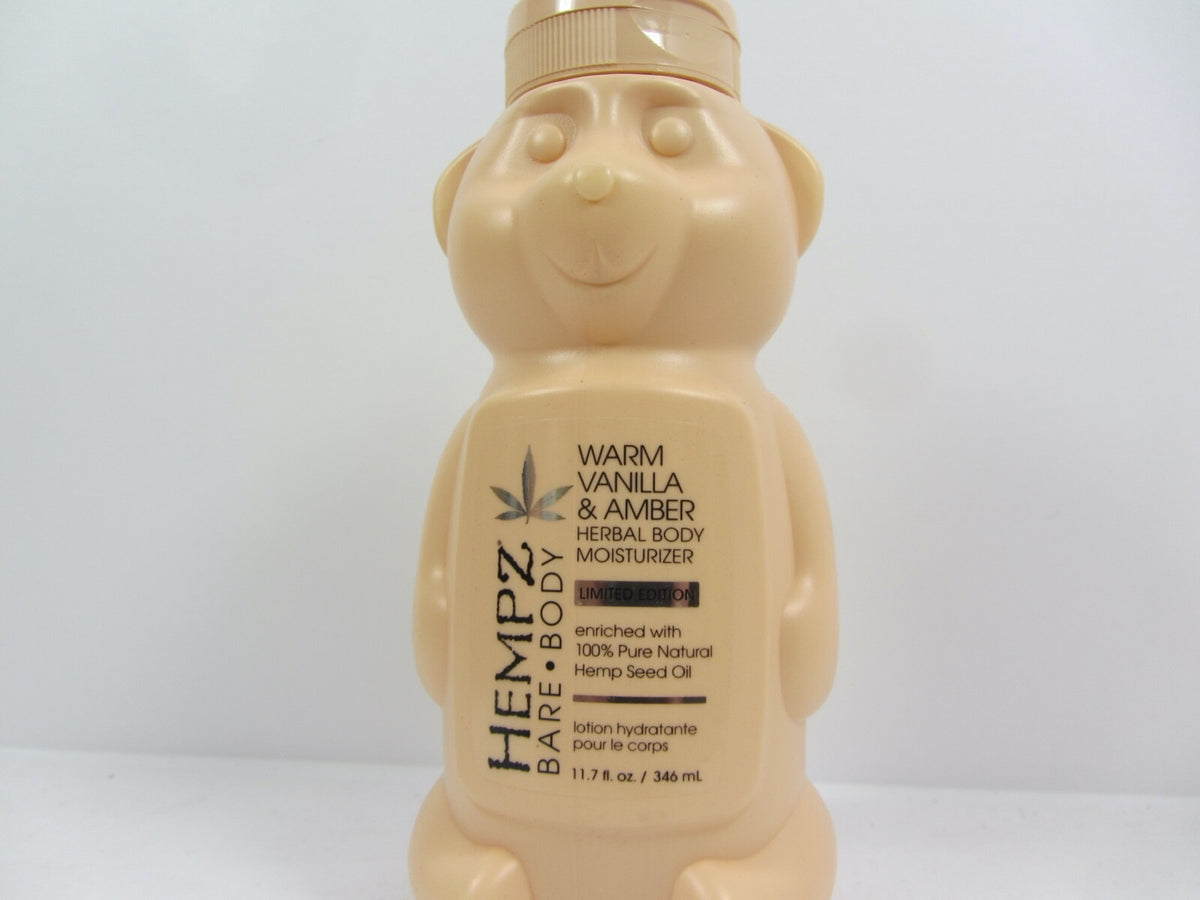 Hempz Bare Body Moisturizer Vanilla Amber Herbal Lotion 11.7oz - All Skin Types