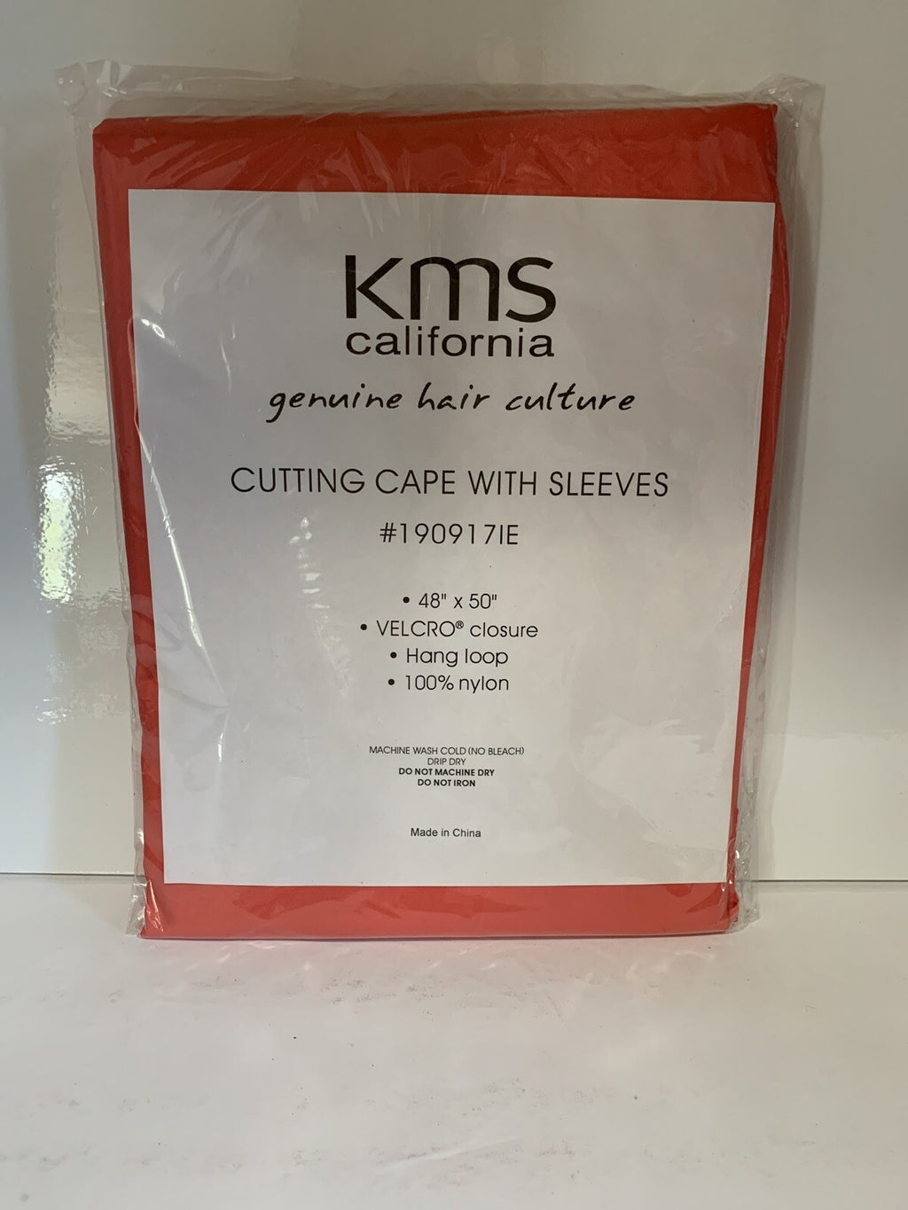Hairdressing Cape with Sleeves - 48x50 Inch Orange Cutting Smock for Salons