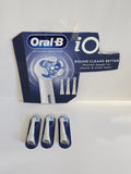 Oral-B iO Ultimate Clean Replacement Toothbrush Heads - 3 Pack, White
