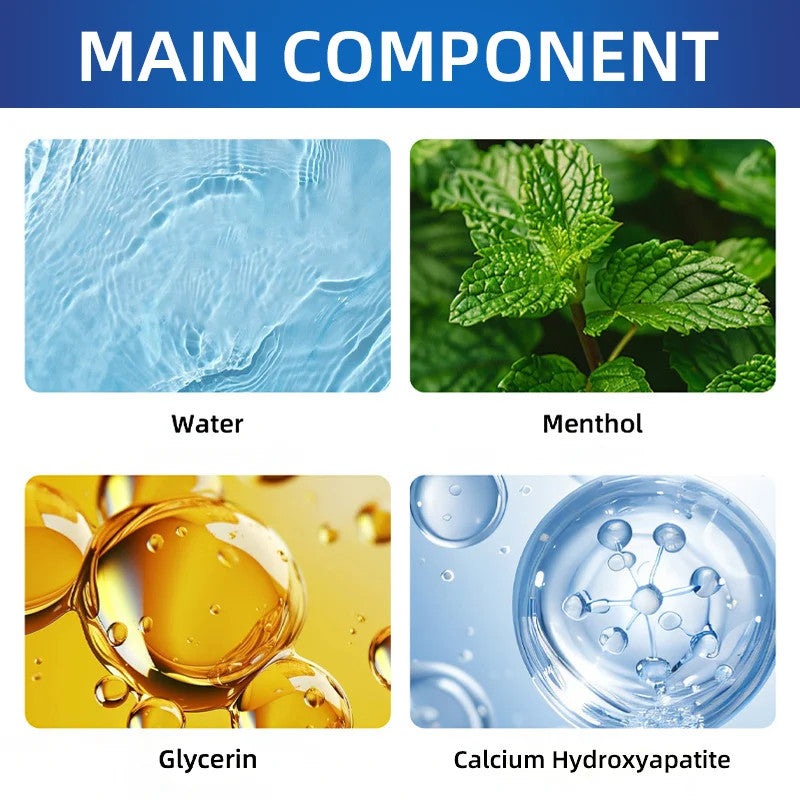 Hydroxyapatite Toothpaste Deep Cleaning Whitening Fresh Breath Oral Care