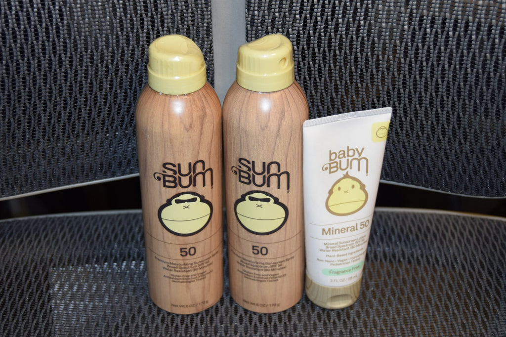 Sun Bum Original Sunscreen Spray 50 SPF, 6 oz & Lotion - Lot of 3