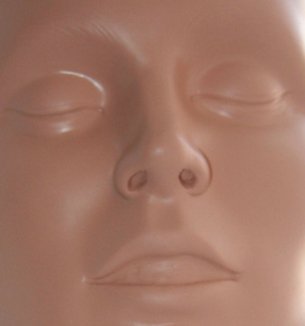 Practice Head for Makeup Artistry Vinyl Mannequin Face Study Tool