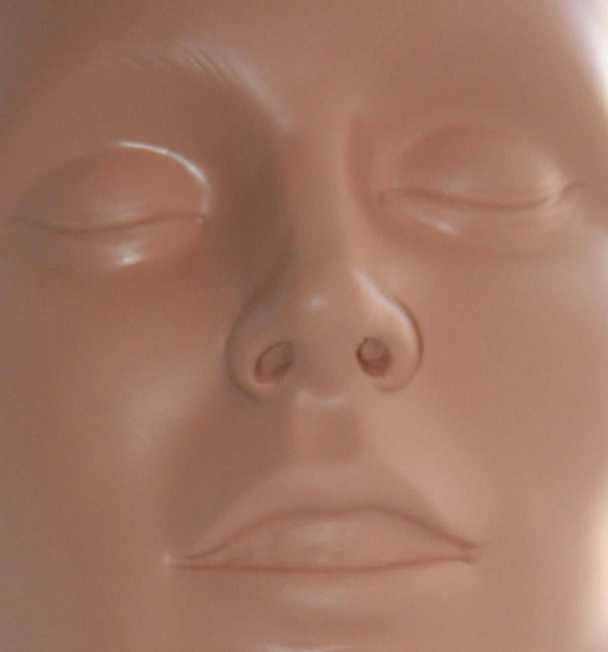 Practice Head for Makeup Artistry Vinyl Mannequin Face Study Tool