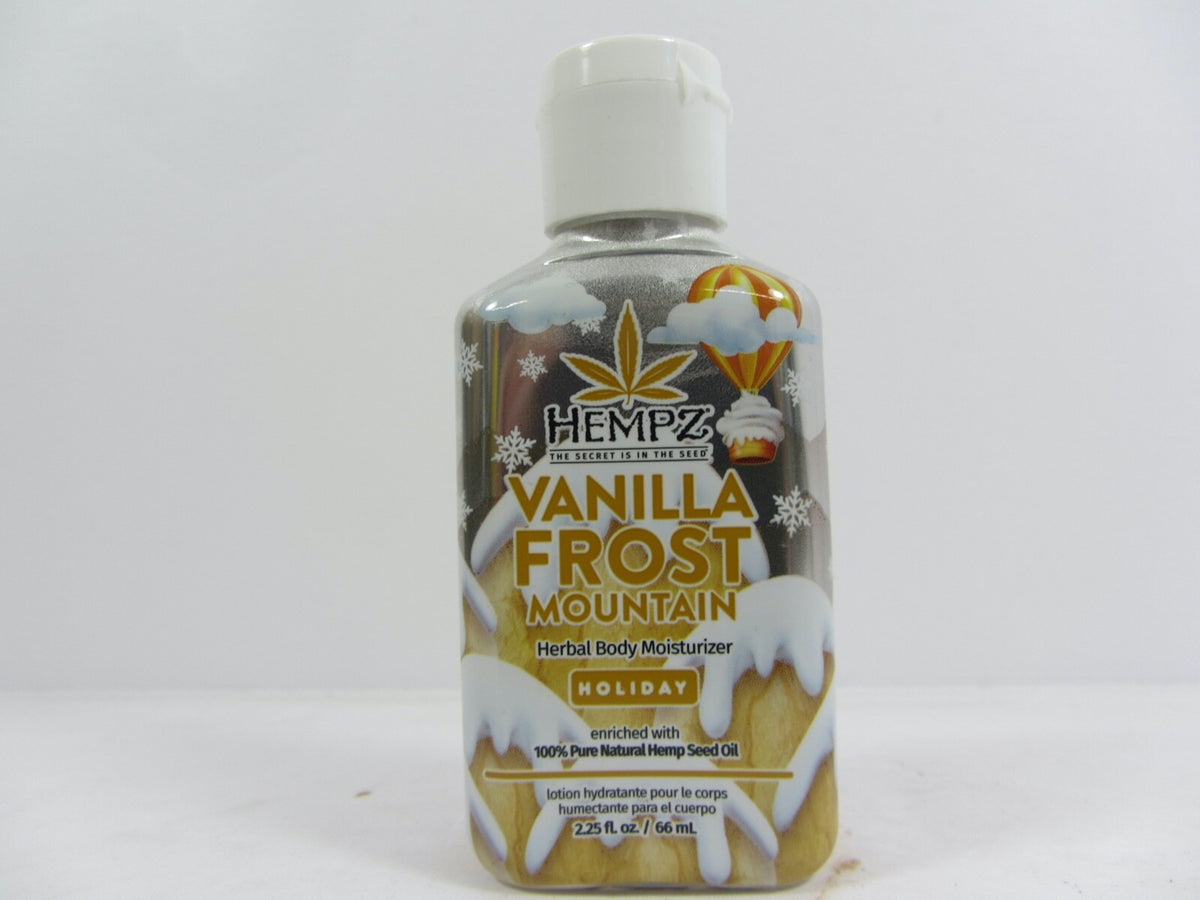 Hempz Vanilla Frost Mountain Herbal Body Moisturizer Travel Size