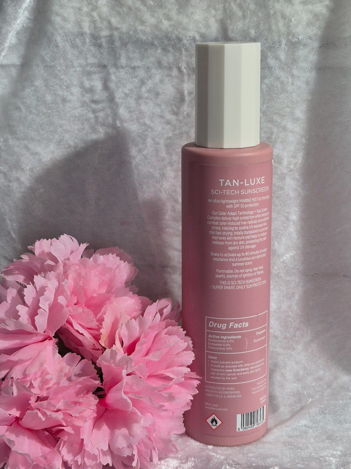 SPF 50 Sunscreen Spray Marine Mist Water-Resistant Body Sun Protection