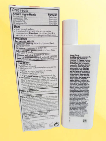 Sunscreen SPF 60 Light Fluid Sunscreen for Sensitive Skin 1.7 oz