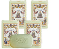 Lanman & Kemp Florida Water Scented Soap Bar - Pack of 4