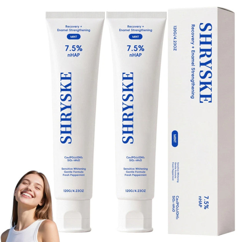 Natural Whitening Toothpaste for Sensitive Teeth - Mint Flavor