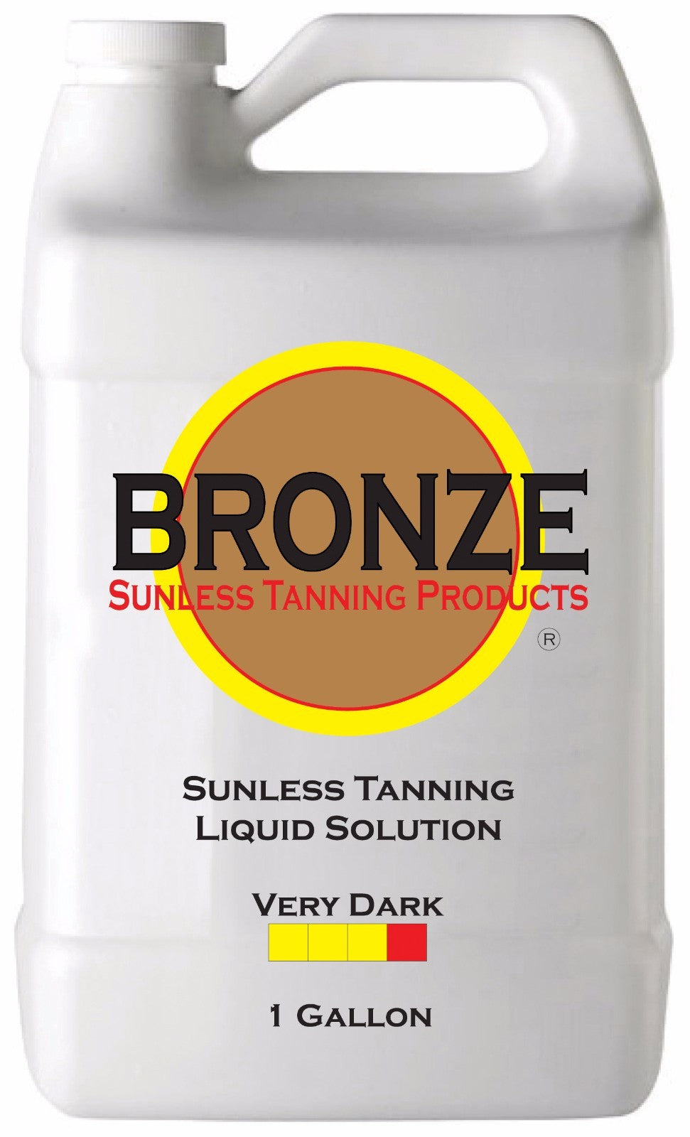 Very Dark Spray Tan Solution - 1 Gallon Self Tanner with Applicator Mitt & Gloves