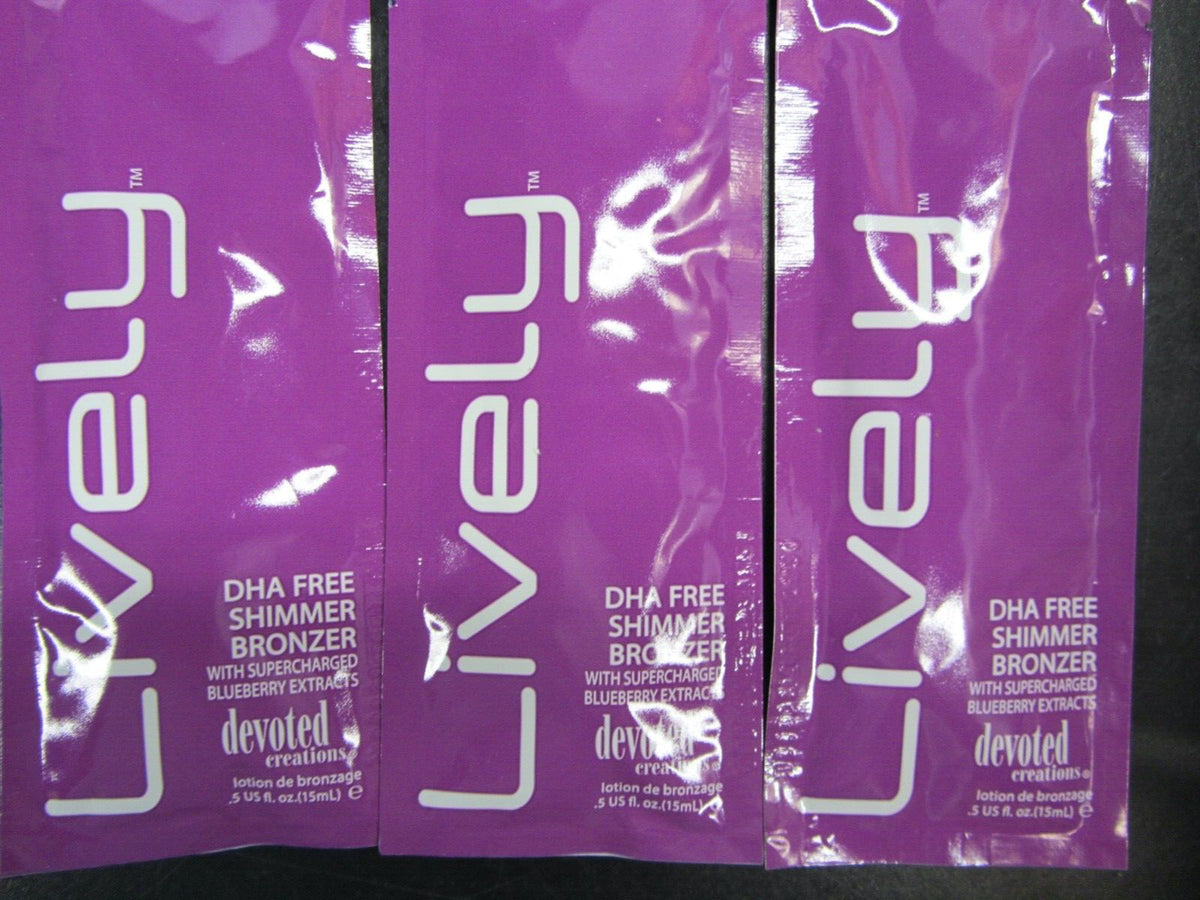 DHA-Free Shimmer Bronzer Tanning Lotion - 10 Pack, 7 oz Each