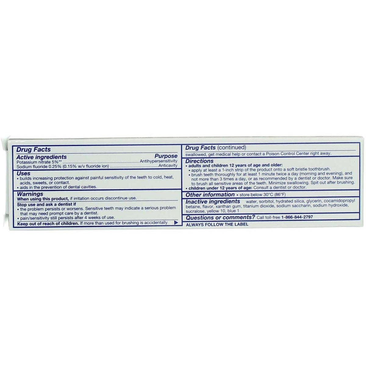 Sensodyne 24/7 Protection Toothpaste - Fresh Mint, 4 oz, 3 Pack