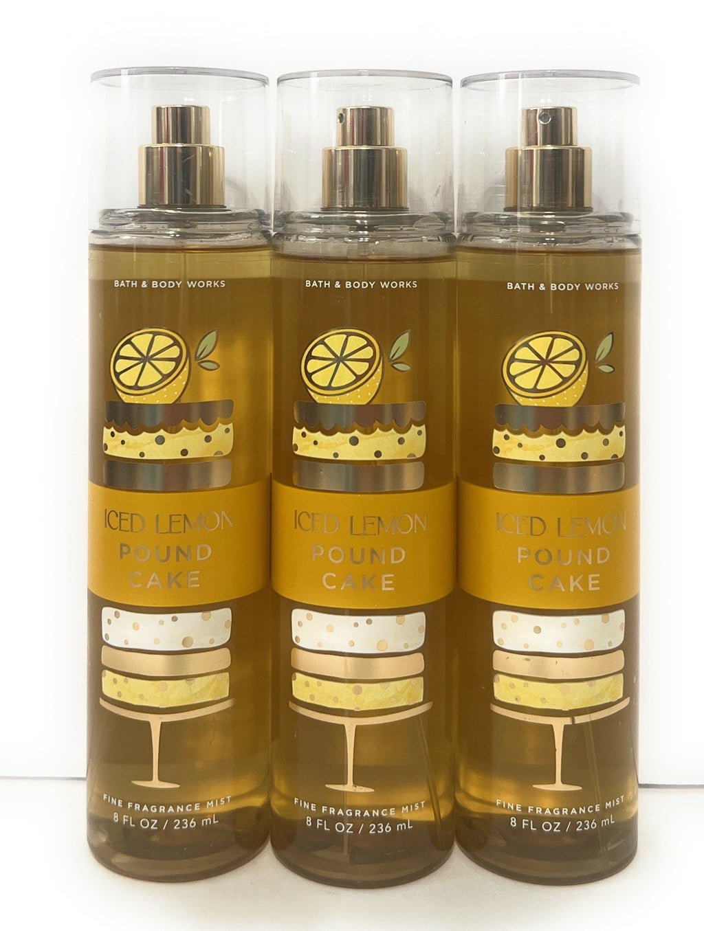 Iced Lemon Pound Cake Fragrance Mist - 8 oz Body Spray