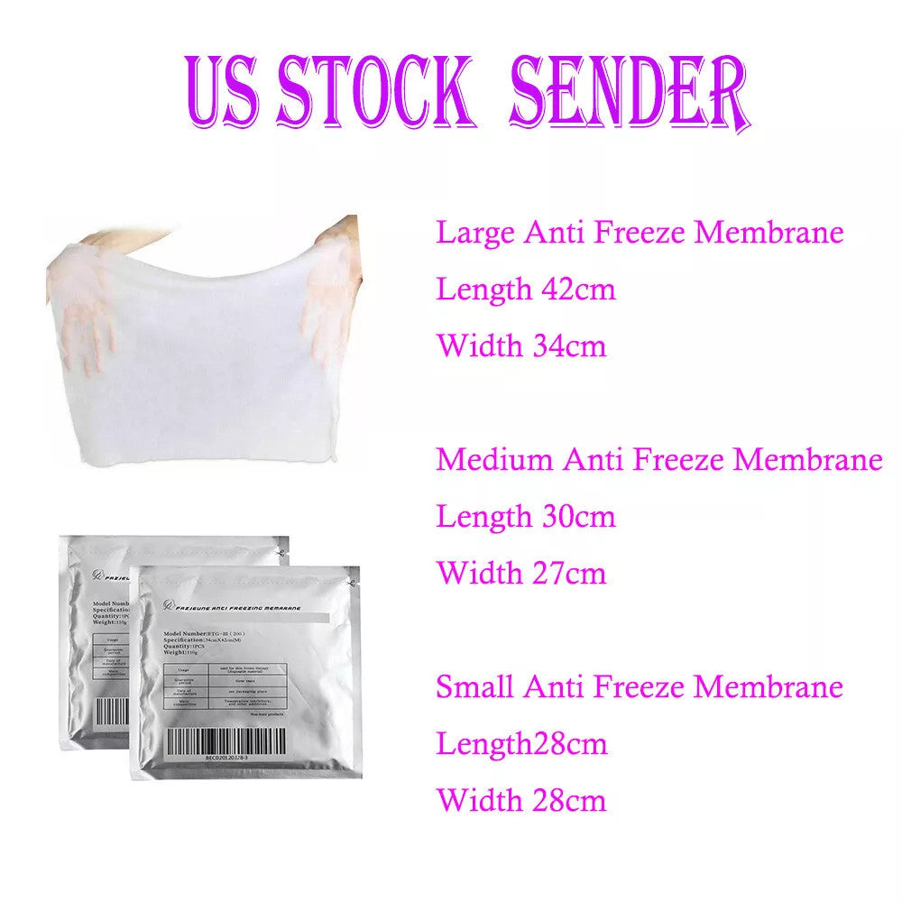 Cold Freeze Machine Antifreeze Pads for Fat Reduction, Multiple Sizes & Quantities
