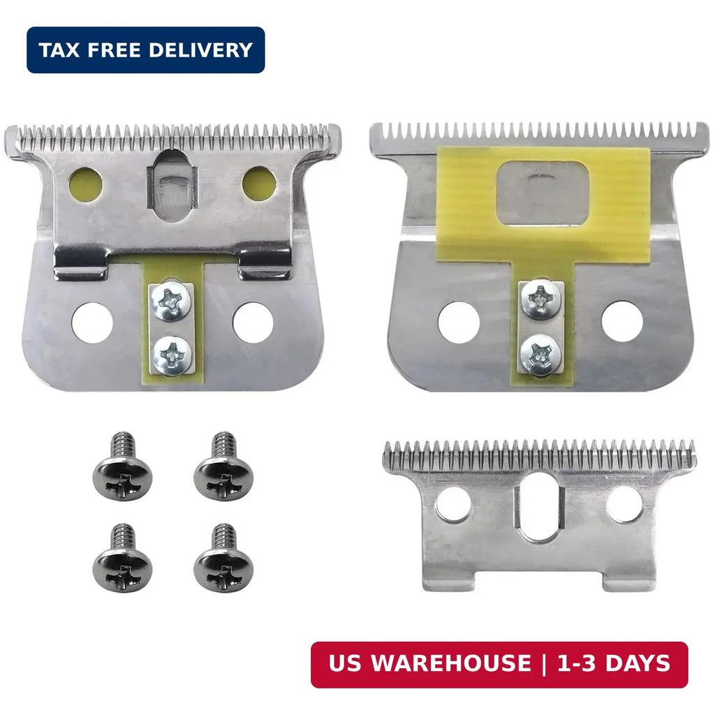 Replacement T-Outliner Blades with Screws for Andis G/GO/GTO/GTX & Headliner LS2/LS3