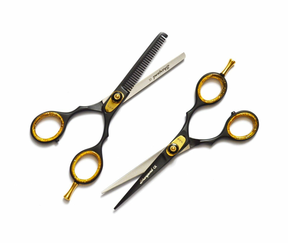 Professional Hairdressing Thinning and Cutting Scissors Set with Free Razor and Accessories