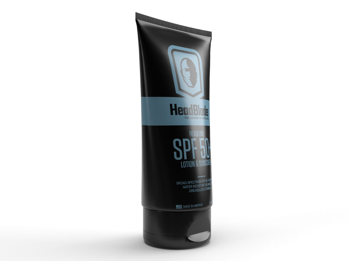SPF 50 Men's Moisturizing Head Lotion - HeadLube HeadBlade 5oz