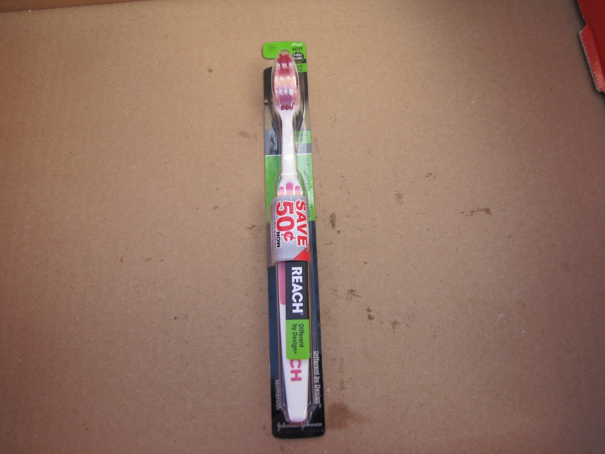 2 Pack Soft Head Toothbrushes for Sensitive Teeth - Reach Advanced Design