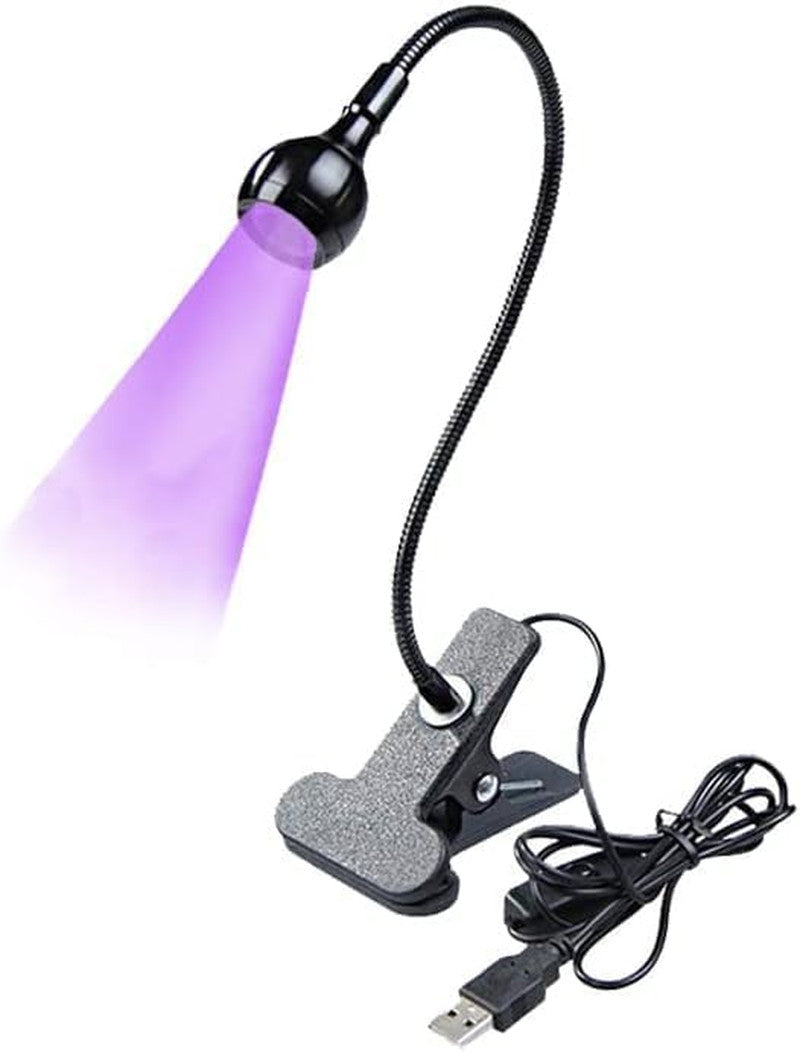 USB 3W UV LED Nail Curing Lamp Portable Flexible Desk Lamp