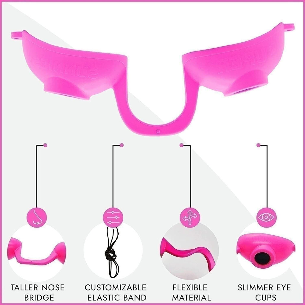 UV Protection Tanning Bed Goggles 4 Pack - Flexible Eye Shields for Indoor Tanning