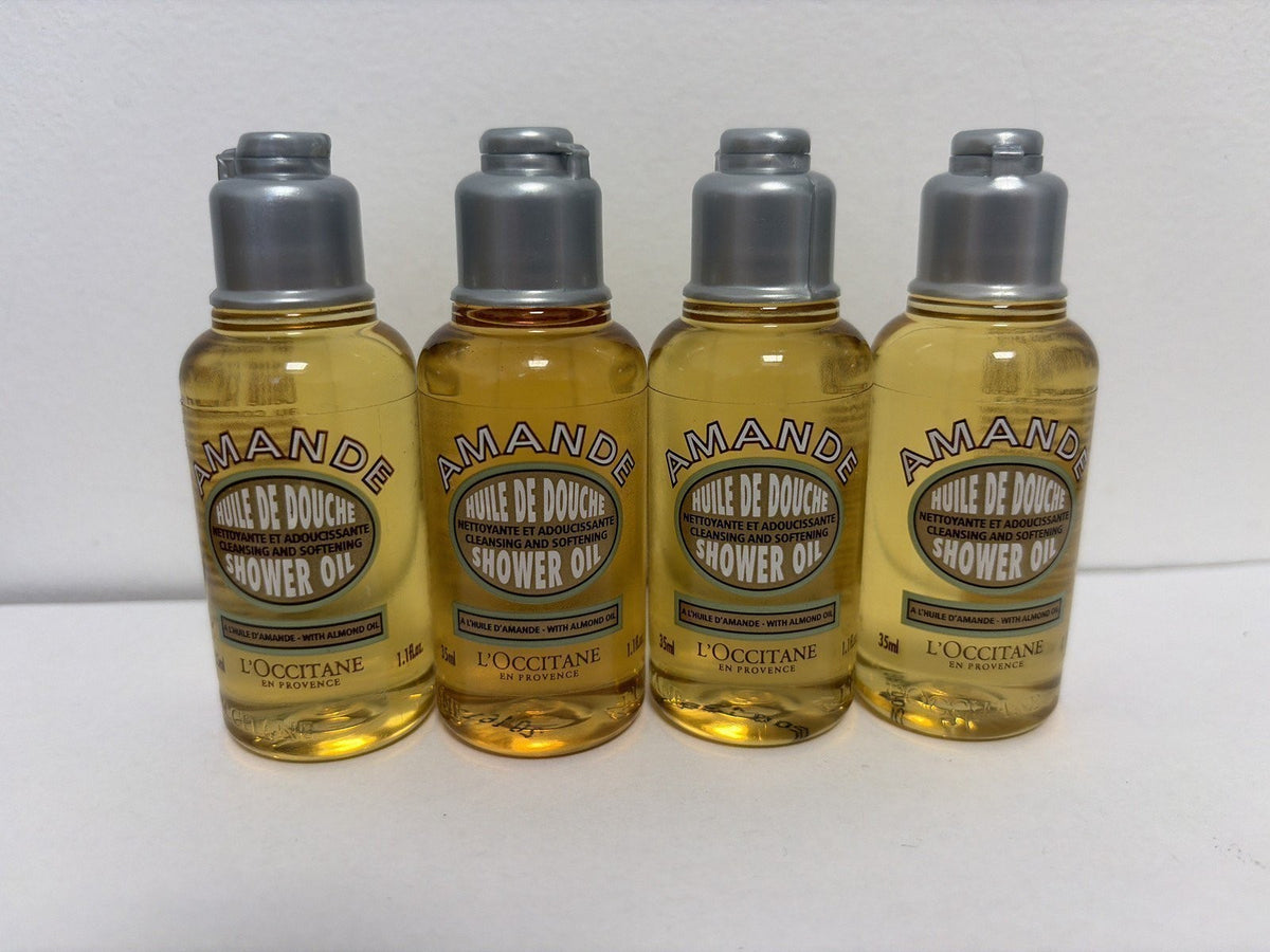 L’Occitane Almond Shower Oil 35ml - Nourishing Body Wash for Sensitive Skin