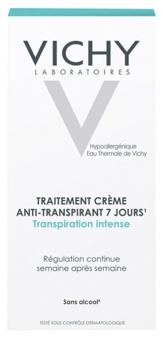 Vichy 7-Day Anti-Perspirant Deodorant Cream 30ml for Excessive Sweating