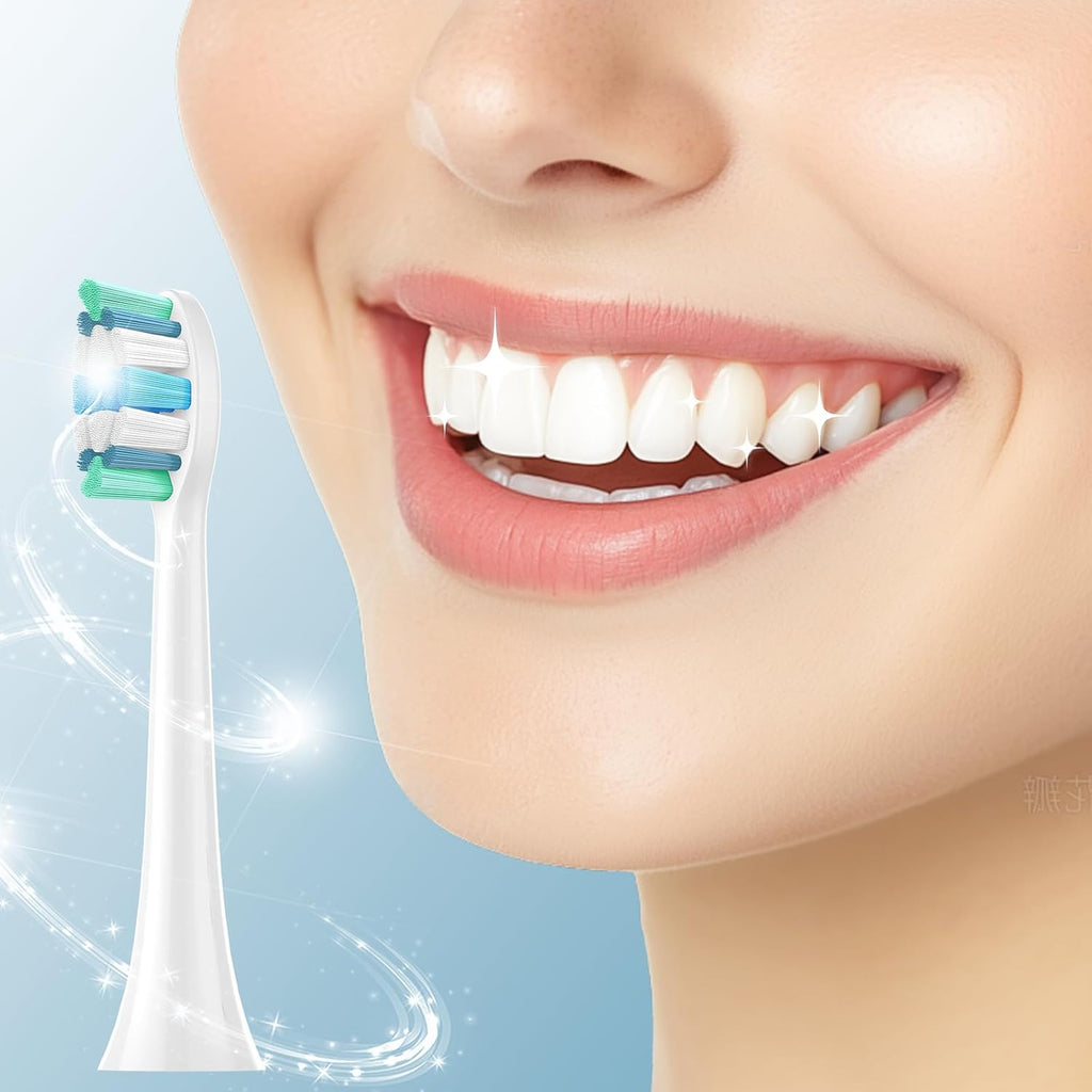 Electric Toothbrush Replacement Heads 8 Pack Soft Dupont Bristles Compatible with Philips Sonicare