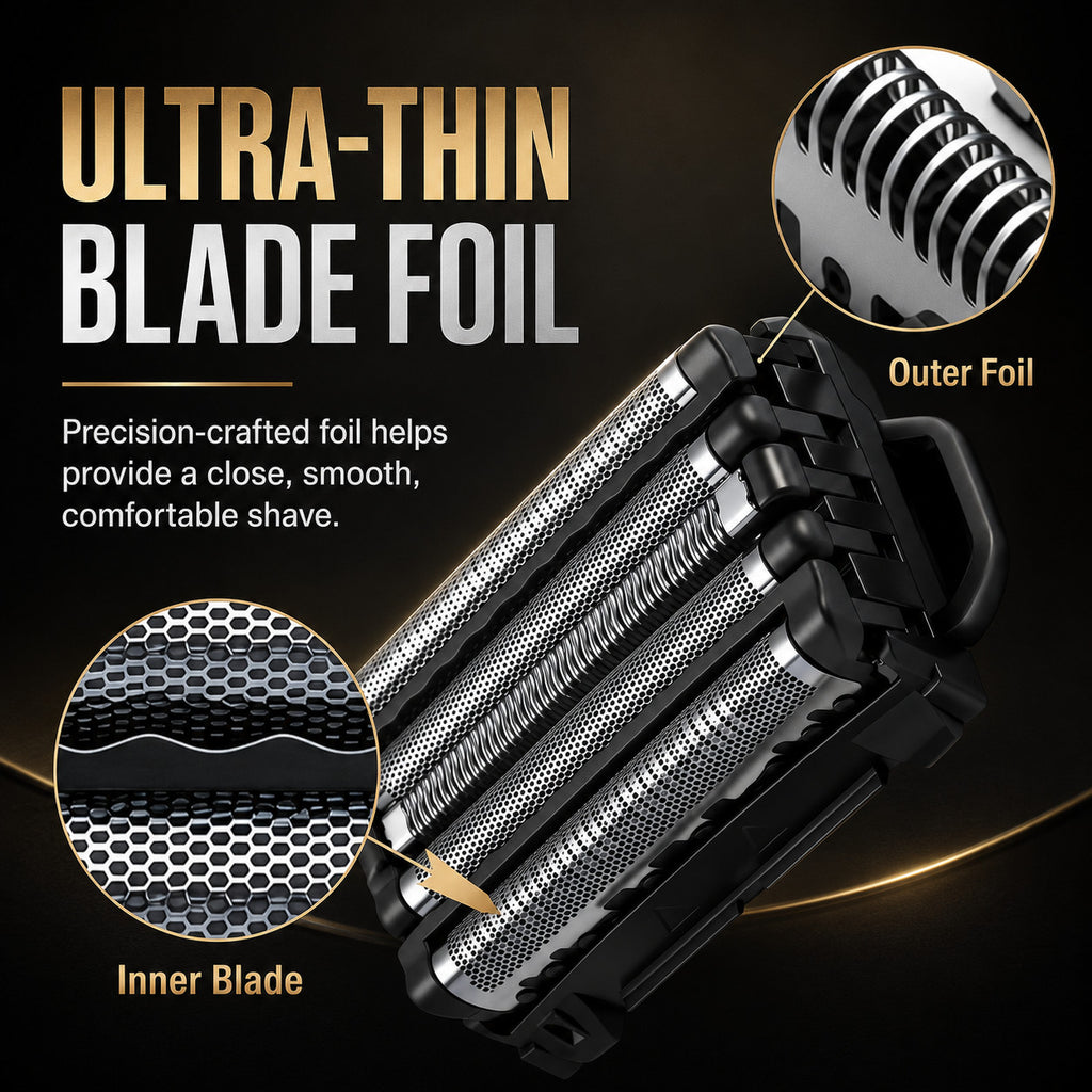 Replacement Foil & Blades Kit for Panasonic ARC5 5-Blade Razors – Multiple Pack Sizes
