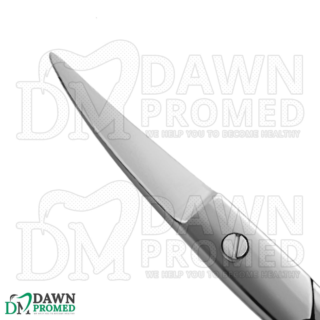 6 Pcs Satin Curved Nail Scissors Set - Manicure & Cuticle Trimmers