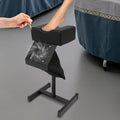 Adjustable Pedicure Stool Chair with Footrest & Cleaning Fan for Salon