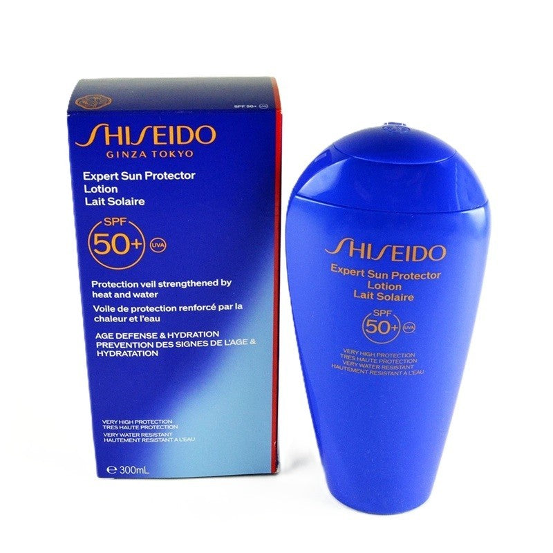 Shiseido Sunscreen Lotion SPF 60+ 300ml - Waterproof, Hydrating, Anti-Aging