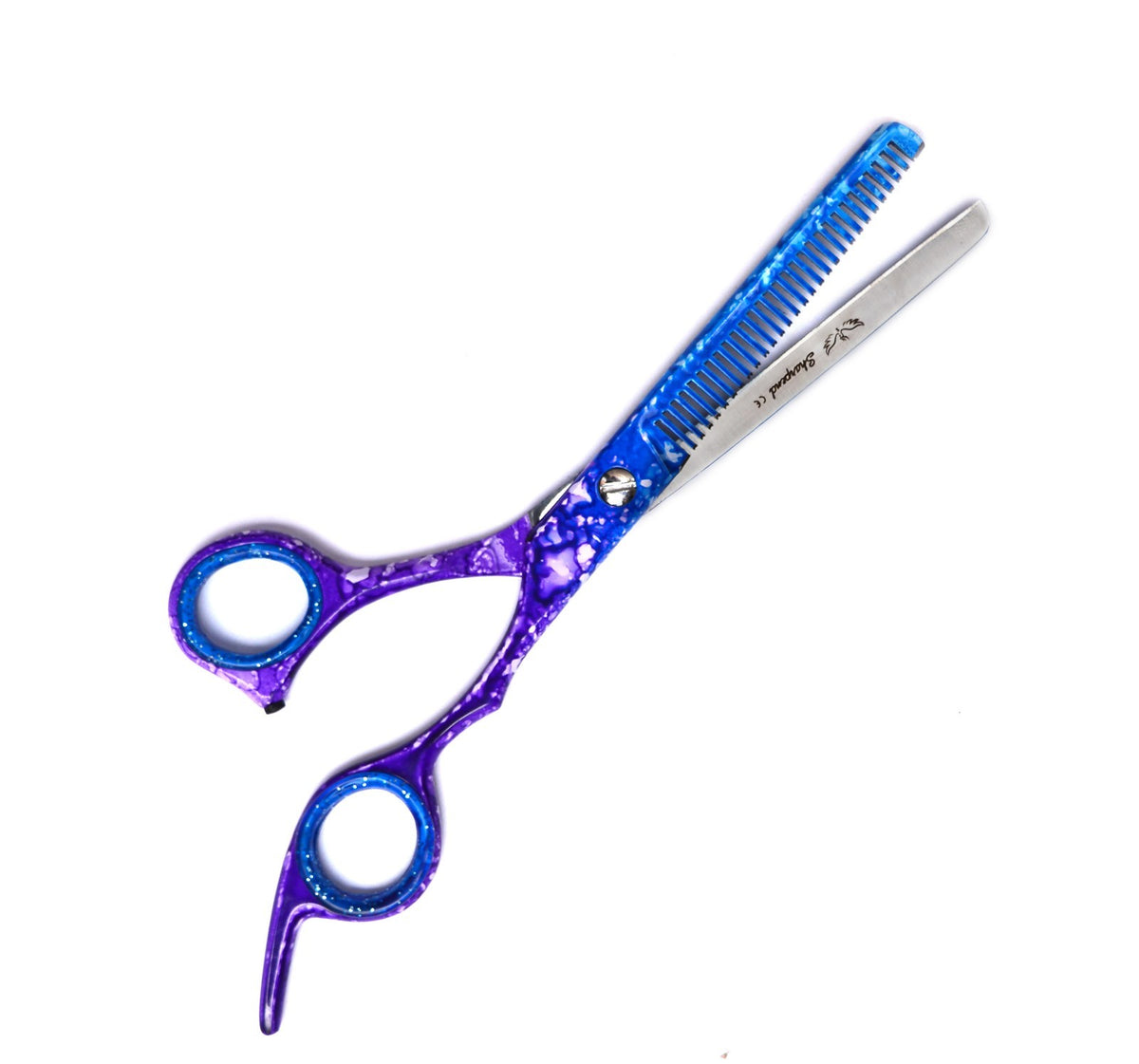 Professional Hair Cutting & Thinning Scissors Set - Barber Shears with Razor & Tweezer