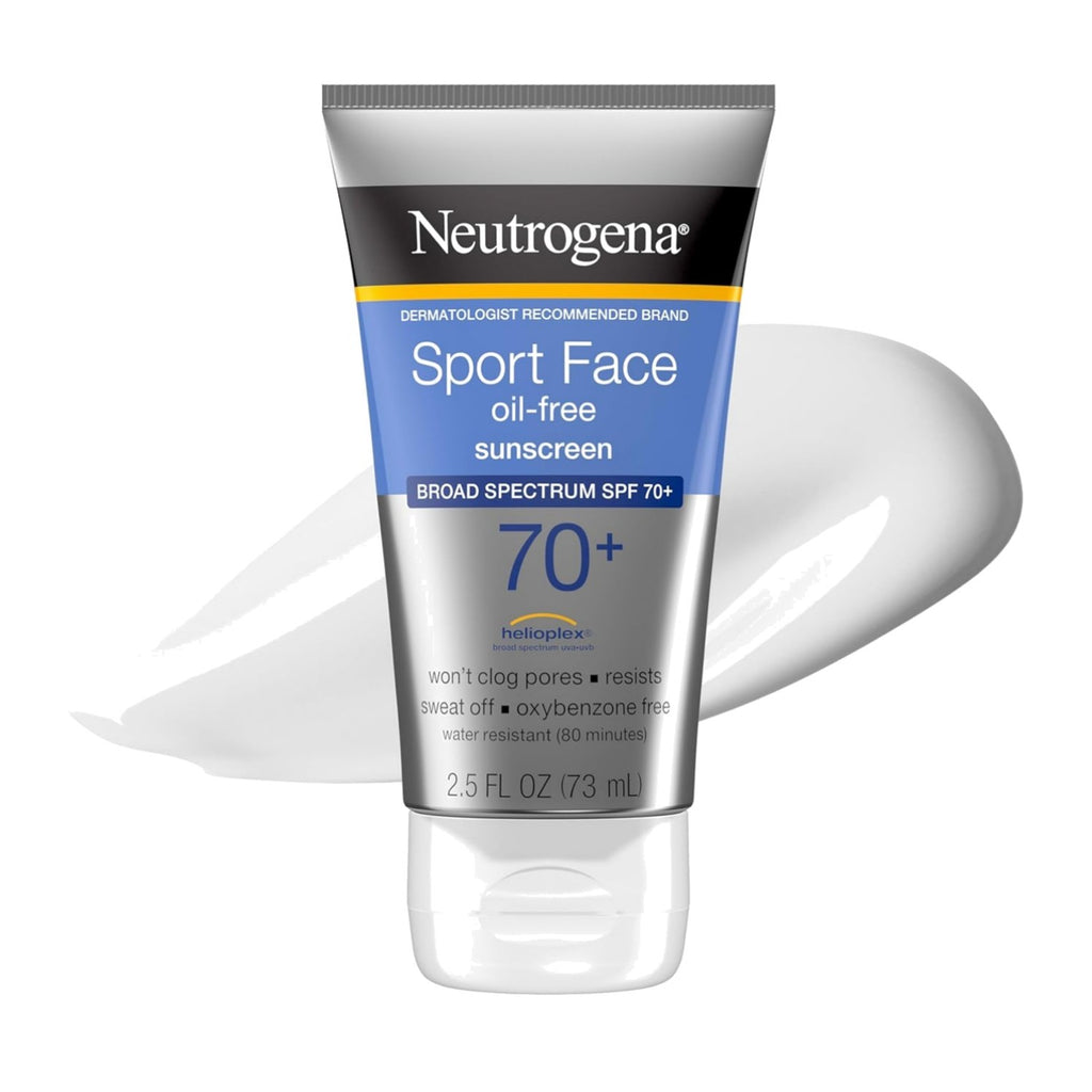 SPF 70+ Sport Sunscreen Lotion Water-Resistant Non-Greasy Hydrating UVAUVB Protection