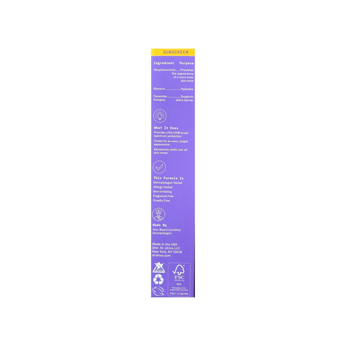 SPF 50 Sunscreen for Discoloration & Hyperpigmentation - 1.7oz