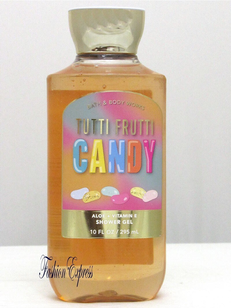 Bath & Body Works Tutti Frutti Candy Shower Gel 10 Fl Oz - Sweet Berries & Lemon