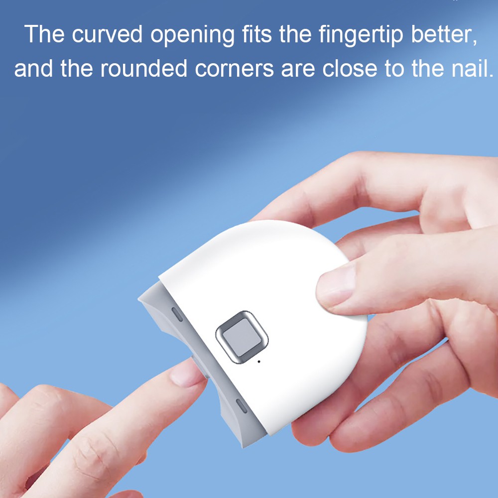 Electric Toe Nail Clippers with LED Light USB Rechargeable Nail Trimmer