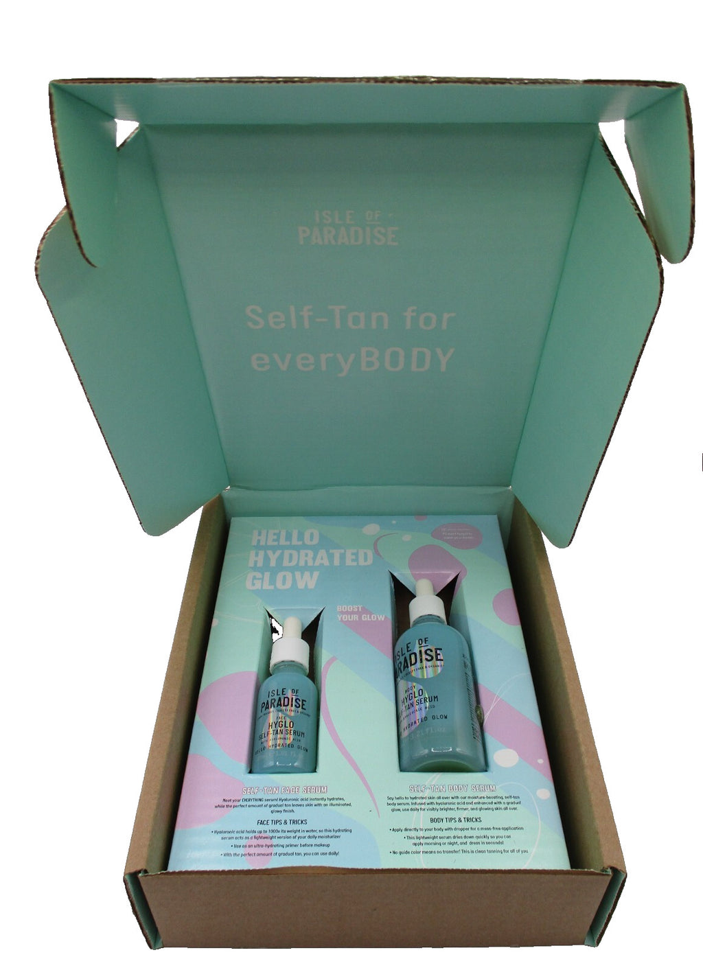 Self Tan Serum Set for Face and Body - Hydrating & Natural Glow