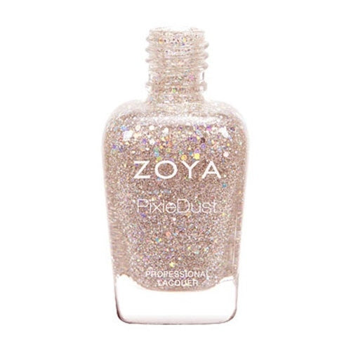 Holographic Rose Quartz Sparkle Textured Nail Polish - 0.5 fl oz