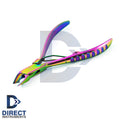Titanium Coated Cuticle Nipper Clipper for Nail Care and Pedicure