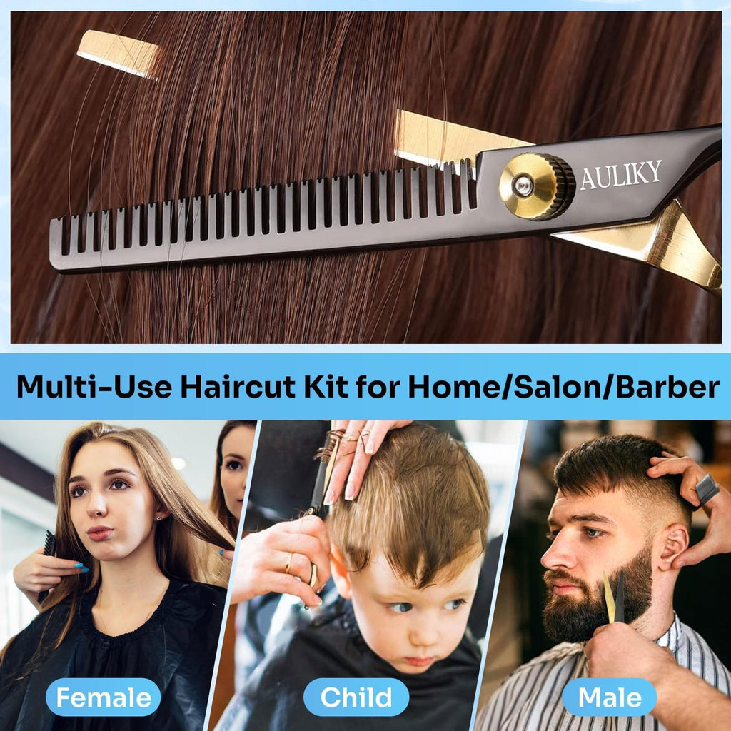 Professional Hair Cutting Thinning Scissors Barber Shears Salon Set