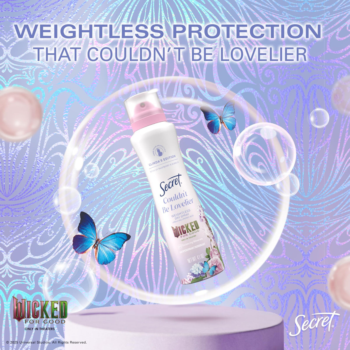 Women’s Dry Spray Deodorant - 24/7 Odor & Sweat Protection, Hypoallergenic