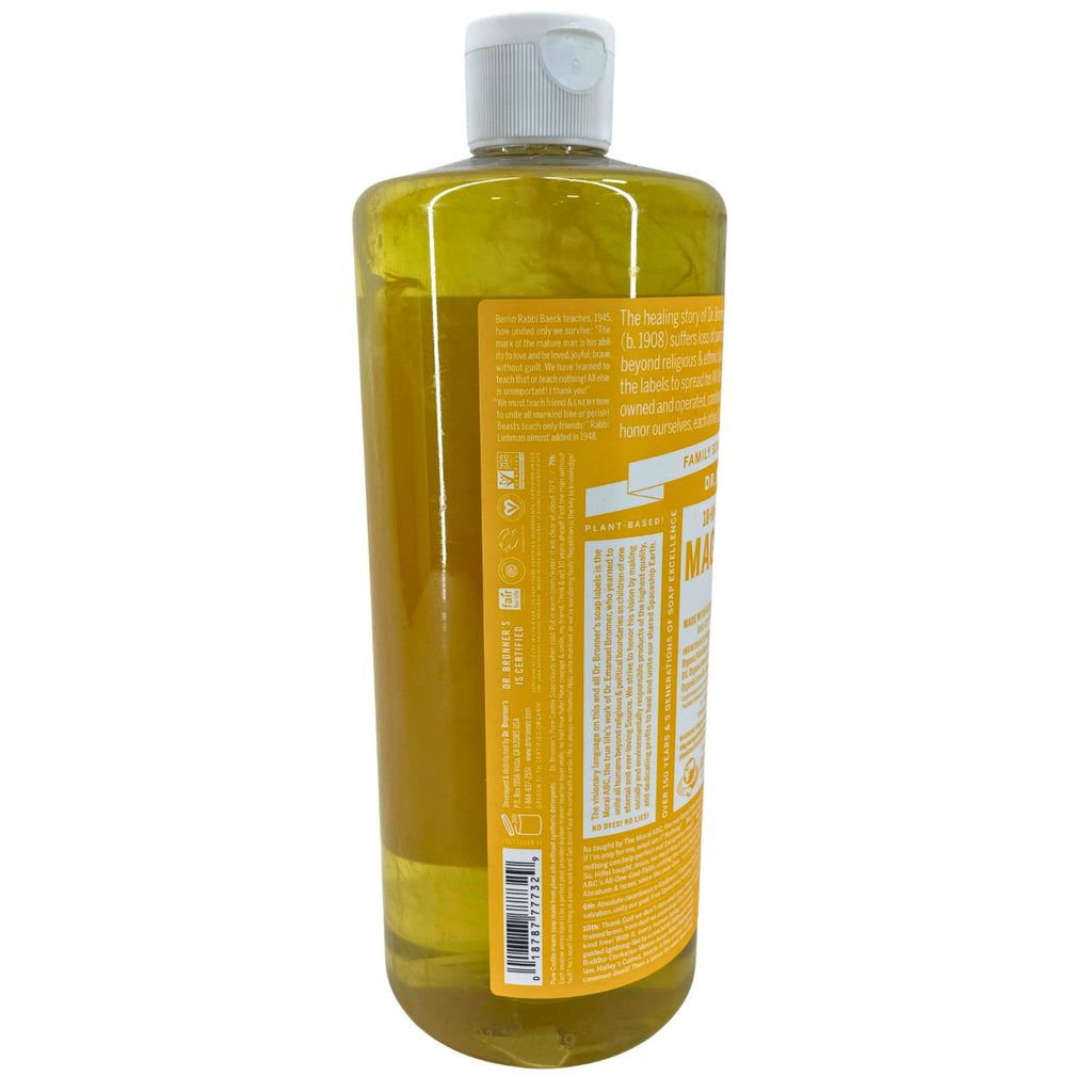 Dr. Bronner's 18-in-1 Pure Castile Citrus Soap 2 Pack, 32 fl oz