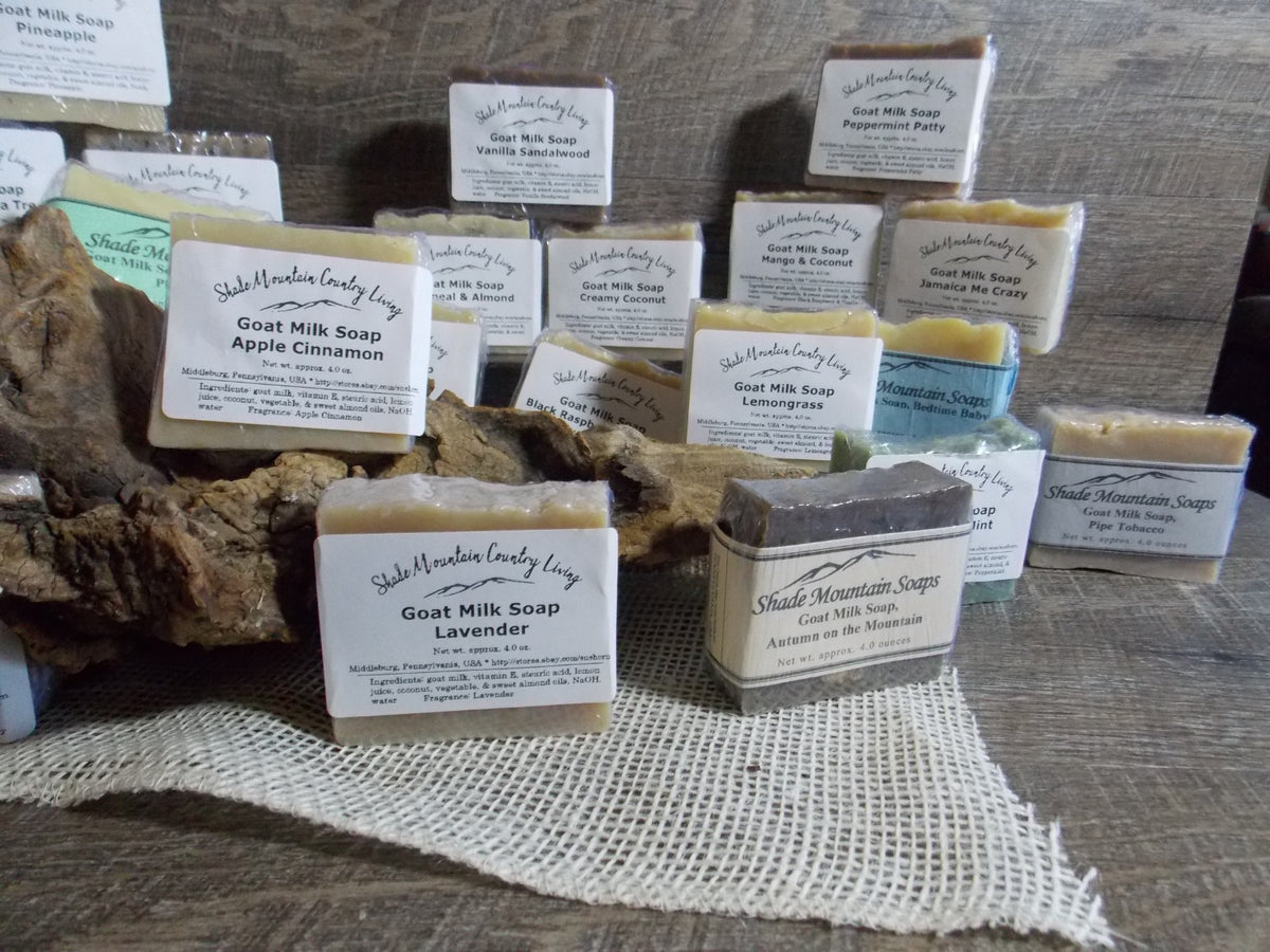 Moisturizing Goat Milk Soap Bars - Handmade 4oz Natural Skincare